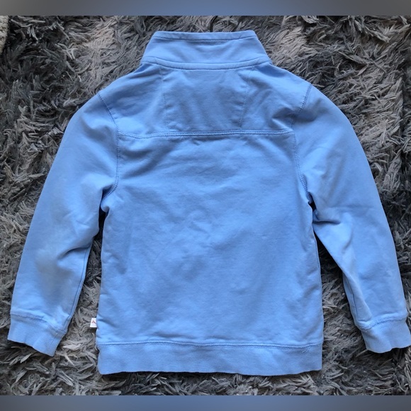 Boys Tommy Bahama 1/4 Zip Cotton Stretch Pullover. Bahama Blue. Size 4-5 Years. - Picture 2 of 10